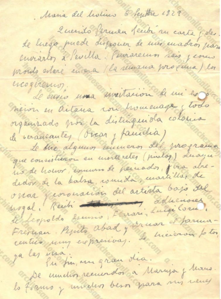 Carta Emilio Varela